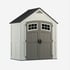 Suncast 7x4 Cascade Two Plastic Shed with Large Double Doors