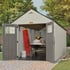 Suncast 8x16 Tremont One Plastic Shed with Large Double Doors