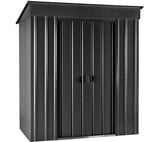 Lotus 5x3 Pent Shed Anthracite Grey