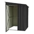 Lotus 5x8 Lean To Shed Antracite Grey Door