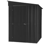 Lotus 5x8 Lean To Shed Anthracite Grey