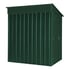 Lotus 5x8 Lean To Shed Heritage Green Side