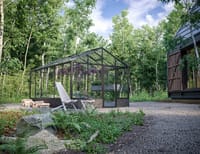 Stali 7x10 Dwarf Wall Greenhouse