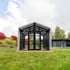 Stali Model 4 Wooden Greenhouse Black and Grey