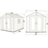 Lifetime 8ft x12.5ft Special Edition Heavy Duty Plastic Shed Dimensions