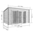 Storemore Darton 12x8 Log Cabin with Storage Dimensions