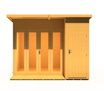 Right Hand Storage Shed