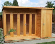 Summerhouse with Side Shed