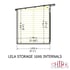 Shire Lela 16x6 Storage Shed Internal Dimensions