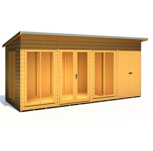 Shire Lela 16x6 Summerhouse with Storage Shed