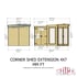 Shire Barclay 7x11 Summerhouse With Storage Shed Dimensions