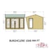Shire Burghclere 10x8 Summerhouse Dimensions