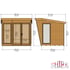 Shire Highclere 8x6 Summerhouse Dimensions