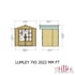 Shire Lumley 7x5 Summerhouse Dimensions