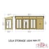 Shire Lela 16x4 Summerhouse with Shed Dimensions
