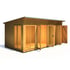Shire Lela 16x8 Wooden Summerhouse with Shed