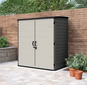 Suncast 5x3 Greaves Extra Large Vertical Storage Shed