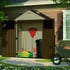 Suncast 6x3 Everett Five Plastic Shed with Wide Doors