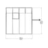 Palram Canopia Sun Room 8x8 Lean to Greenhouse Plan Dimensions