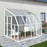 Palram Canopia Sun Room 8x8 Lean to Greenhouse - Polycarbonate Glazing