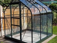 Halls Supreme Green 6x6 Greenhouse - 3mm Toughened Glazing