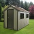 Swallow 6x12 Luxury Shed in Olive and Bracken