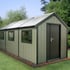 Swallow 8x20 Luxury Shed in Bracken and Olive