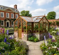 Swallow Cygnet 6x11 Dwarf Wall Wooden Greenhouse