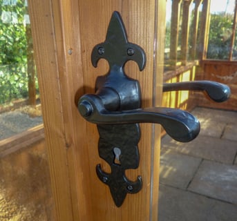 Black Ornate Door Handle