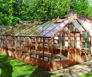 13ft Wide Wooden Greenhouses