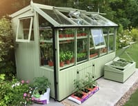 Swallow Jay 6x10 Painted Wooden Potting Shed