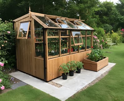 Swallow Jay 6x10 Wooden Potting Shed