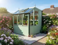 Swallow Jay 6x6 Painted Wooden Potting Shed