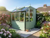 Swallow Jay 6x6 Painted Wooden Potting Shed