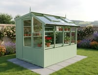 Swallow Jay 6x8 Painted Wooden Potting Shed