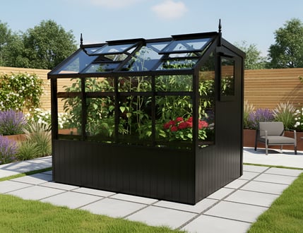 Swallow Jay Painted Potting Shed