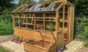 Swallow Jay 6x18 Wooden Potting Shed