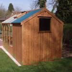 4ft Shed extension with floor