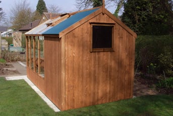 4ft Shed extension with floor