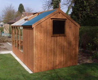 4ft Shed extension with floor