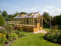 Swallow Kingfisher 6x14 Wooden Greenhouse