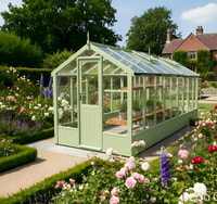 Swallow Kingfisher 6x20 Painted Wooden Greenhouse