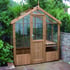 Swallow Kingfisher 6x4 Greenhouse in Thermowood Finish