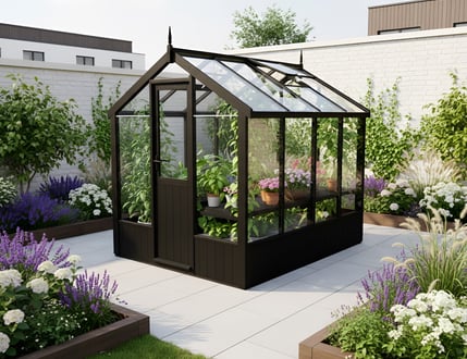 Swallow Kingfisher Painted Greenhouse