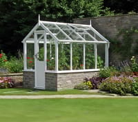 Swallow Kingfisher 6x8 Dwarf Wall Wooden Greenhouse