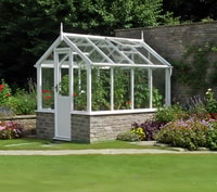 Swallow Kingfisher 6x8 Dwarf Wall Wooden Greenhouse