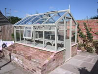 Swallow Kingfisher 6x12 Dwarf Wall Wooden Greenhouse