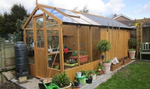 Swallow Kingfisher 6x6 Greenhouse + 4ft Shed Combination