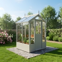 Swallow Lark 4x4 Painted Wooden Greenhouse