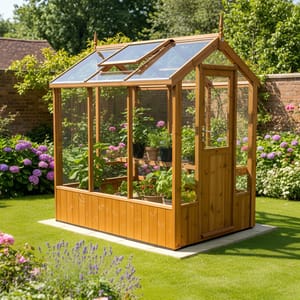 Swallow Lark 4x6 Wooden Greenhouse